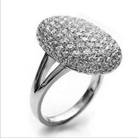 NEW BELLA 925 STERLING SILVER ENGAGEMENT RING, CUTE RING, SHINY RING. - Picture 7 of 7